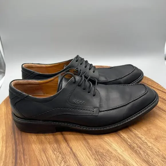 Ecco | Shoes | Ecco Shoes Mens Size 1 Black Leather Oxford  display picture 1